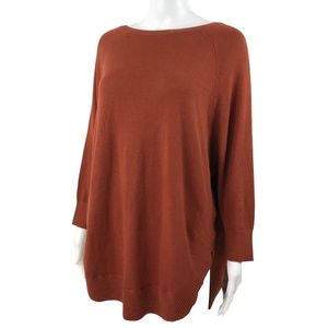 Style & Co Rounded Hem Pullover Tunic Sweater